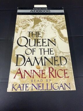 Random House The Queen of the Damned Anne Rice 1988 Casette Audiobook